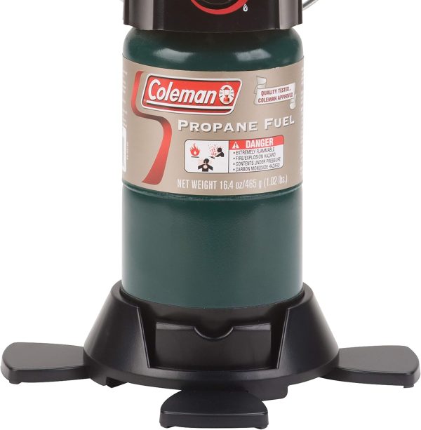 Coleman 1000 Lumens Deluxe Propane Lantern, Gas Lantern with Adjustable Brightness, Pressure Control, Carry Handle, and Mantles Included - Image 3