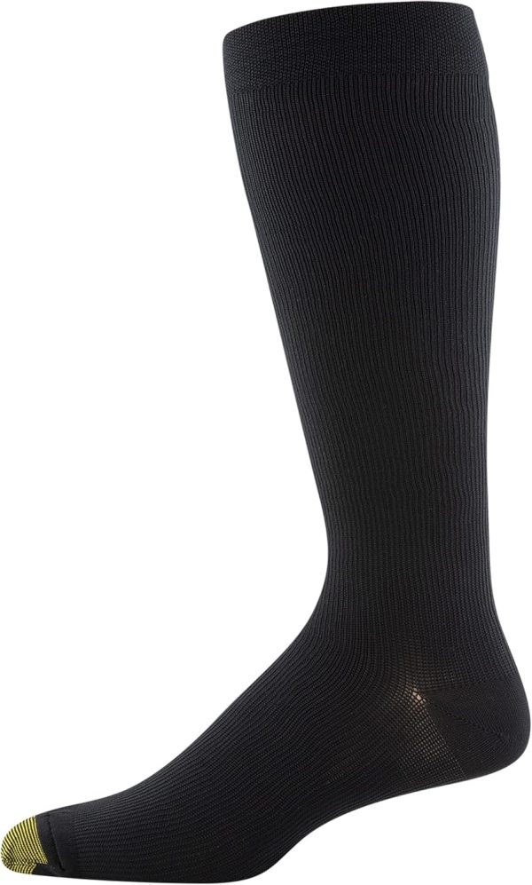 GOLDTOE Men's Mild Compression Over the Calf Socks, Multipairs - Image 3