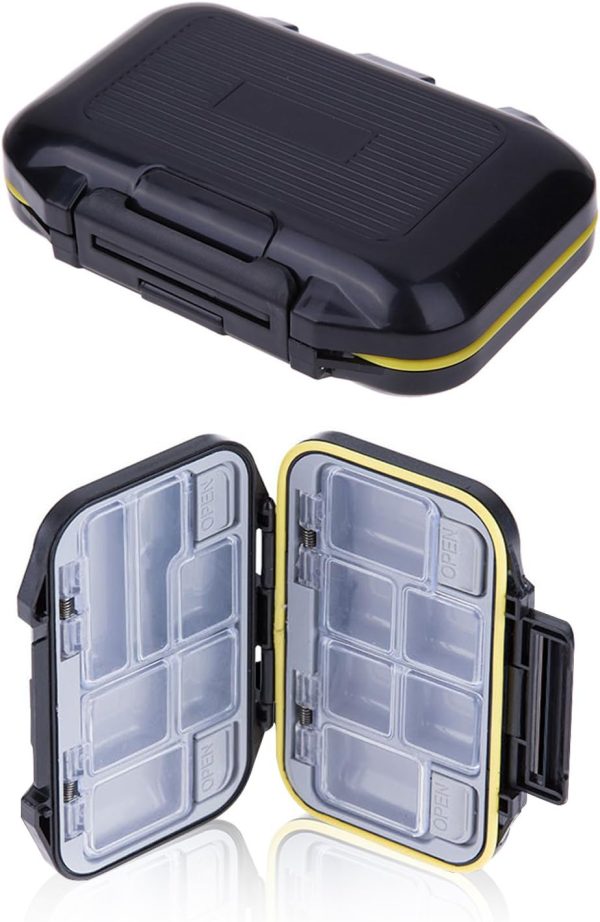 Guyuyii Small Tackle Box - Waterproof, Double-Sided Organizer for Fishing Trips and Outdoor Adventures - Perfect for Anglers, Fishermen, and Fishing Enthusiasts