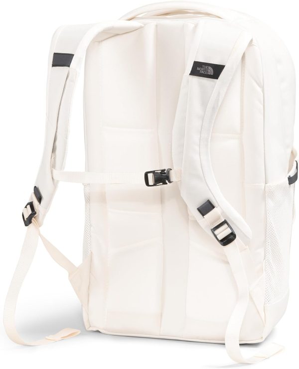 THE NORTH FACE Women's Jester Luxe Everyday Laptop Backpack, Gardenia White/Burnt Coral Metallic, One Size - Image 3