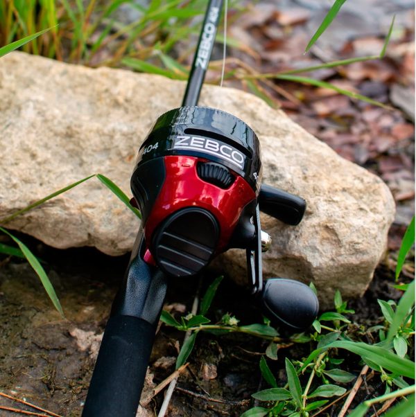 Zebco 404 Spincast Reel and 2-Piece Fishing Rod Combo, Durable Fiberglass Rod with EVA Handle, QuickSet Anti-Reverse Reel with Built-In Bite Alert, Pre-Spooled - Image 7